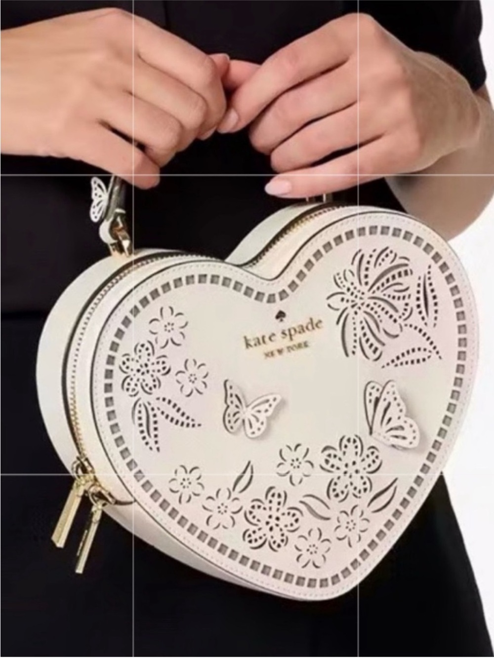 Kate Spade Love Shack Heart Crossbody NWT Sealed Saffiano Leather KL039 - Picture 9 of 12